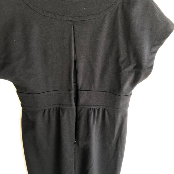 Banana Republic LBD black dress ponte knit 10 - Picture 4 of 8